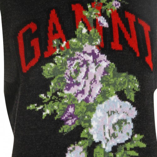 GREY WOOL KNITWEAR