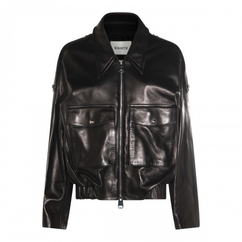 BLACK LEATHER JACKET