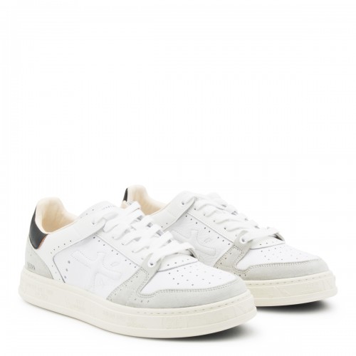 WHITE AND GREY LEATHER... 2