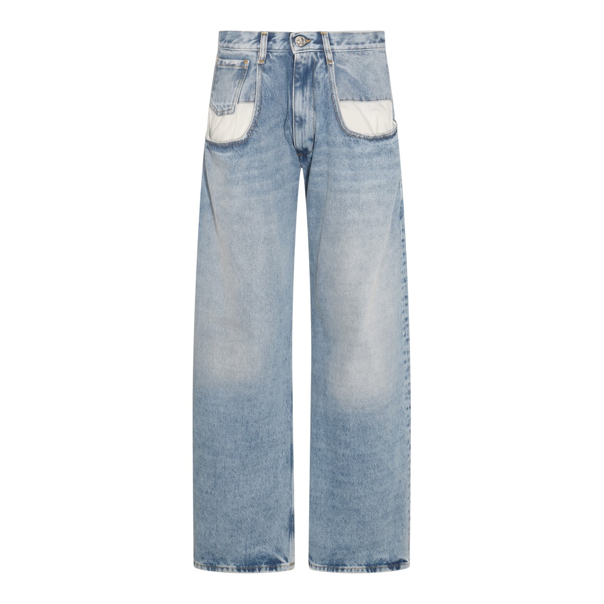 BLUE COTTON DENIM JEANS