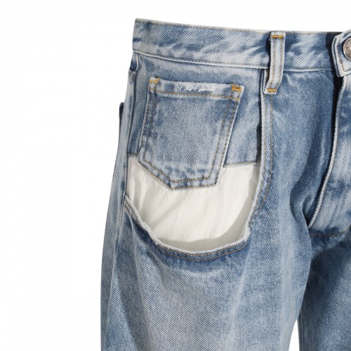 BLUE COTTON DENIM JEANS