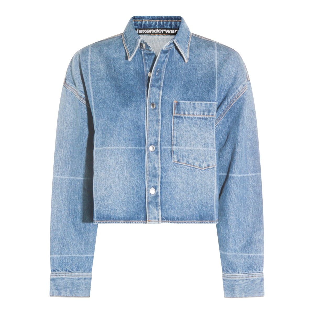 BLUE COTTON DENIM SHIRT