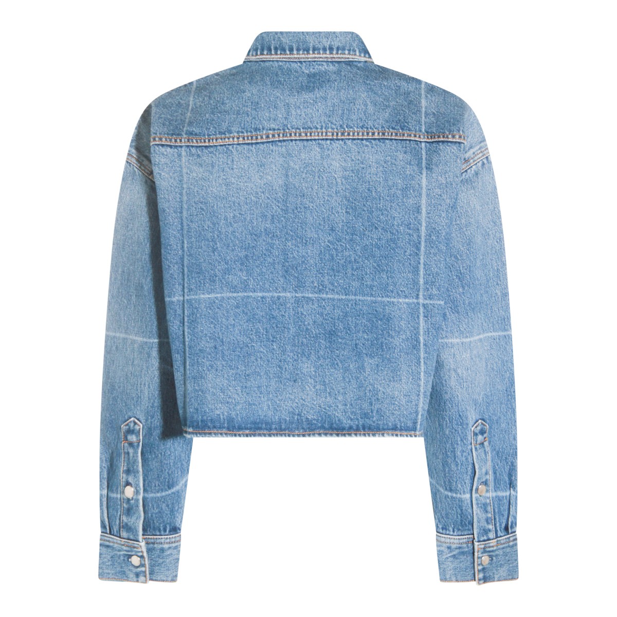 BLUE COTTON DENIM SHIRT