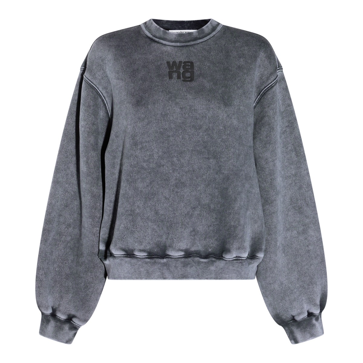 GREY COTTON SWEATSHIRT
