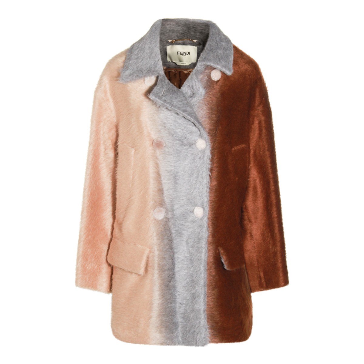 MULTICOLOR WOOL COAT