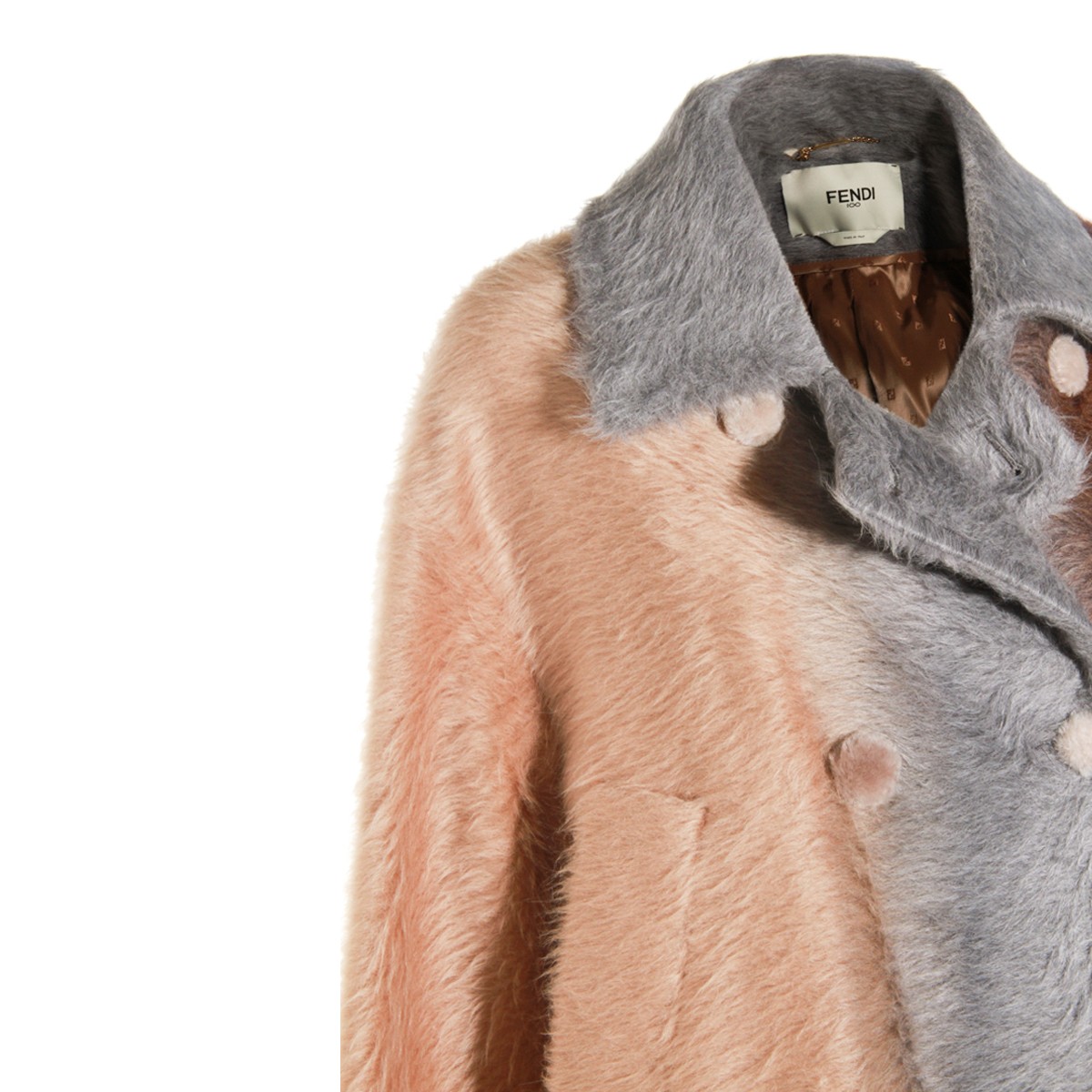 MULTICOLOR WOOL COAT