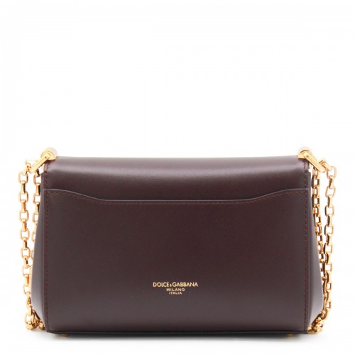 DARK PURPLE LEATHER MARLENE CROSSBODY BAG