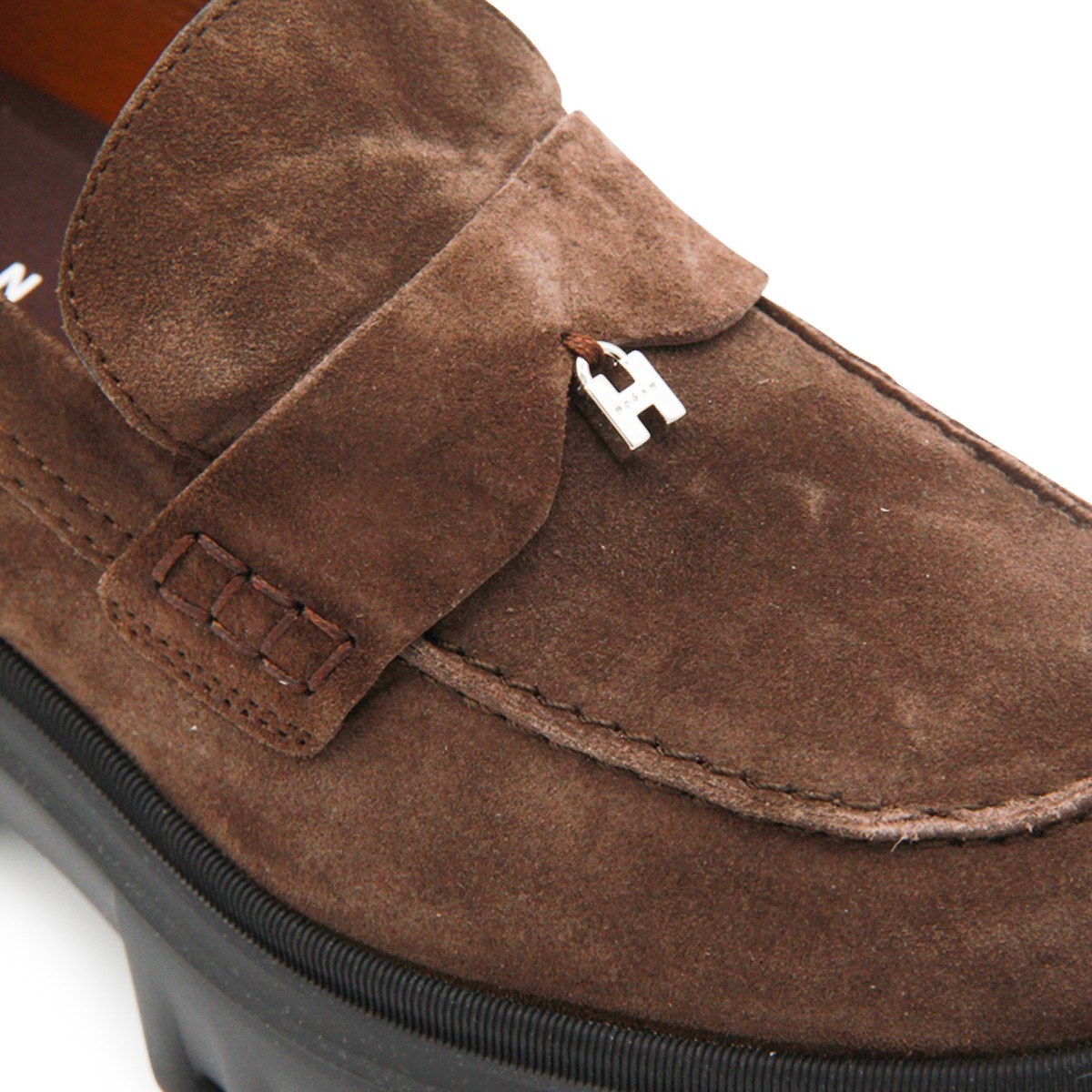BROWN LEATHER LOAFERS