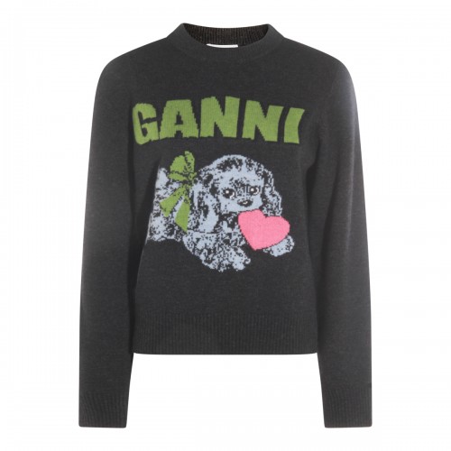 GREY WOOL KNITWEAR