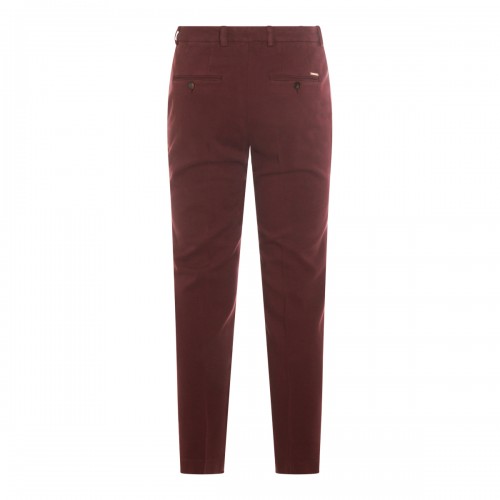 RED COTTON PANTS