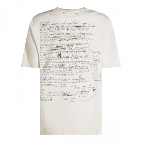 WHITE COTTON T-SHIRT