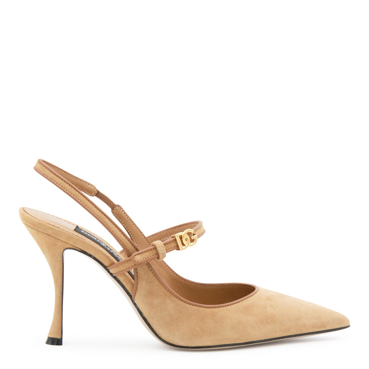 BEIGE LEATHER PUMPS