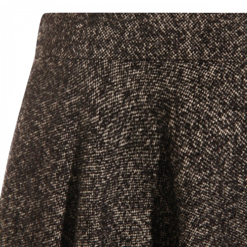 GREY WOOL SKIRT