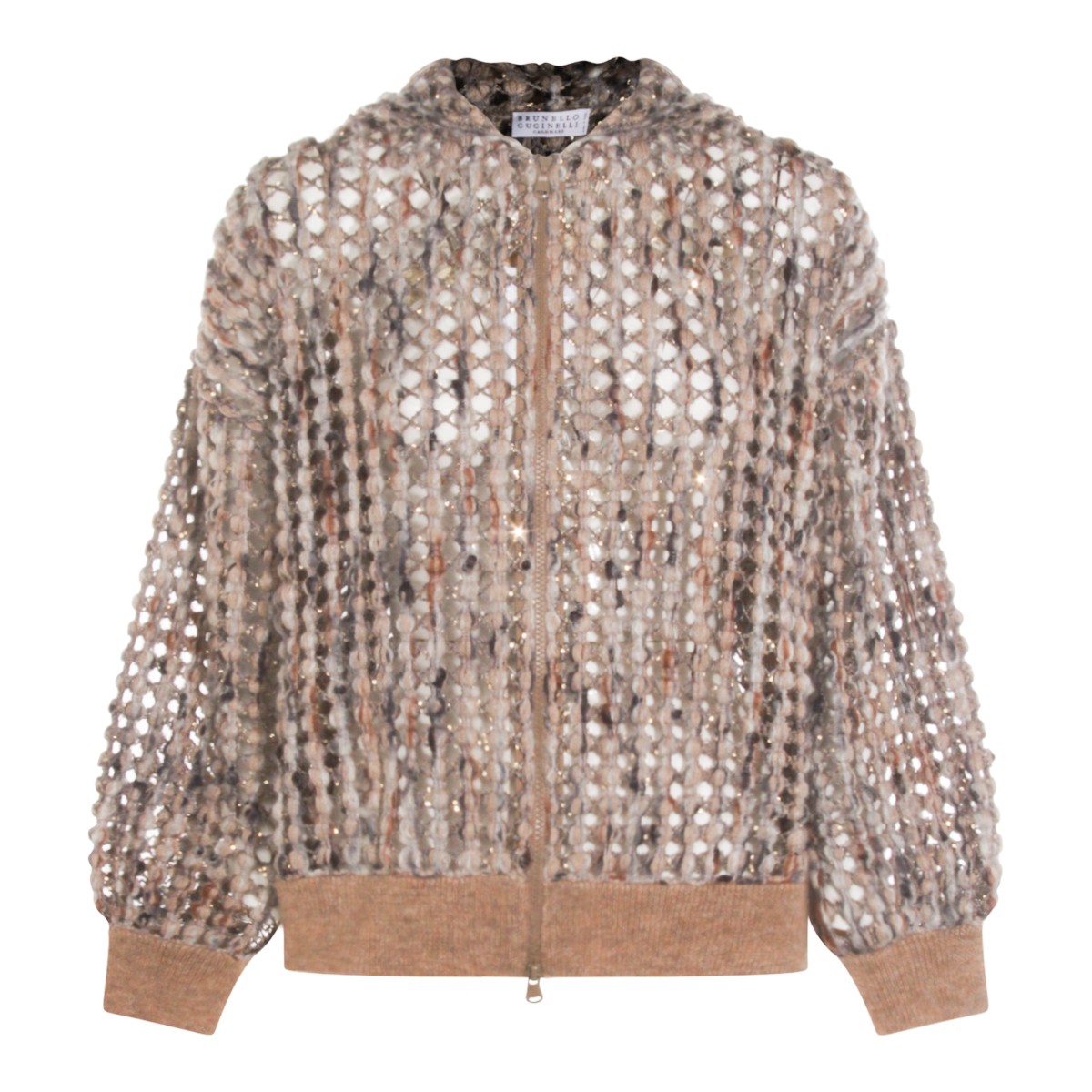 BEIGE WOOL KNITWEAR