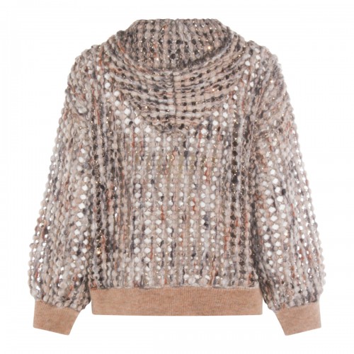BEIGE WOOL KNITWEAR