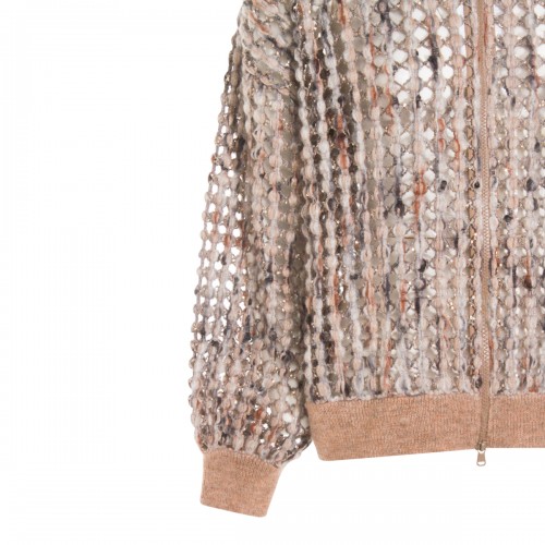 BEIGE WOOL KNITWEAR