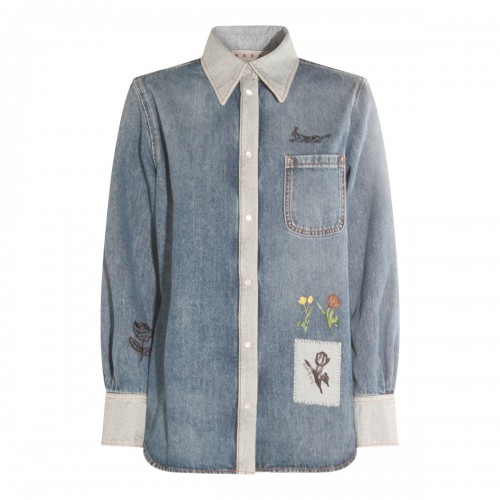 BLUE COTTON SHIRT
