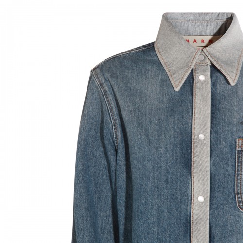 BLUE COTTON SHIRT