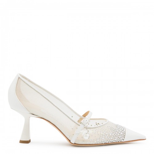 WHITE AREN PUMPS