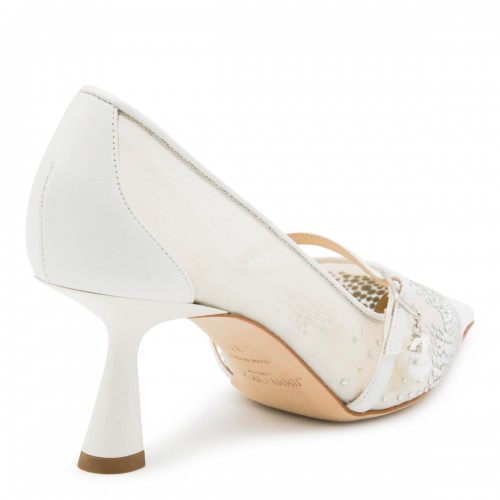 WHITE AREN PUMPS