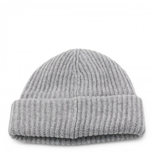 GREY WOOL BEANIE