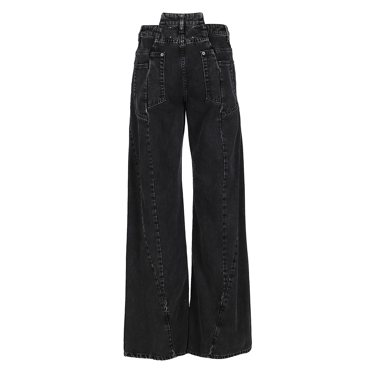 BLACK COTTON JEANS