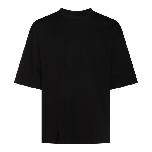 BLACK COTTON T-SHIRT