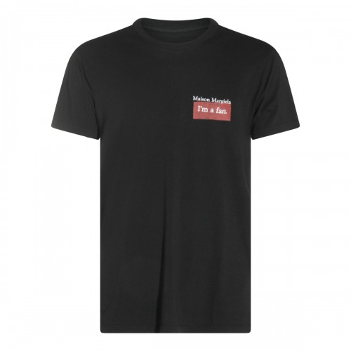 BLACK COTTON T-SHIRT