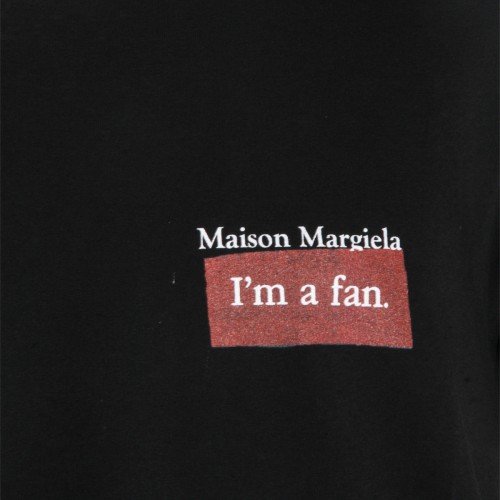 BLACK COTTON T-SHIRT