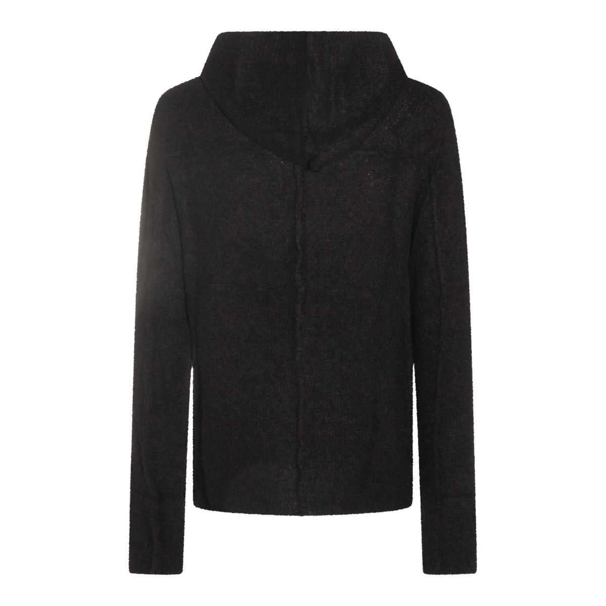 BLACK WOOL KNITWEAR