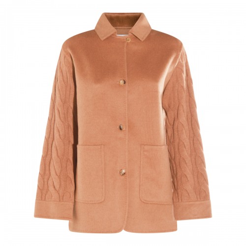 BROWN WOOL TACCO KNITWEAR