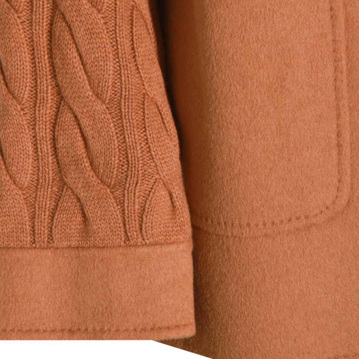 BROWN WOOL TACCO KNITWEAR