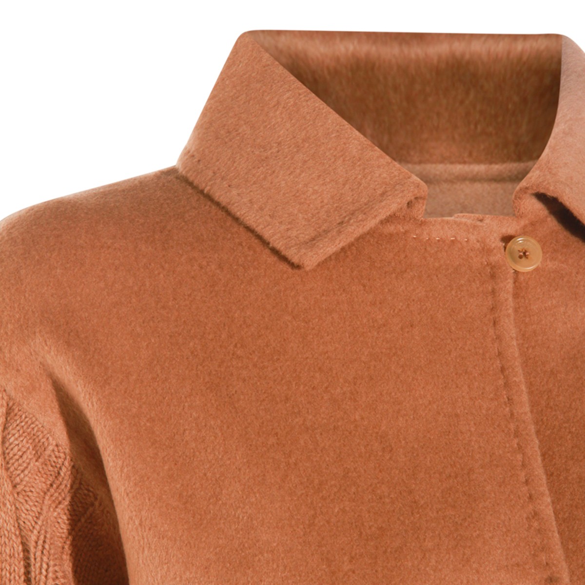 BROWN WOOL TACCO KNITWEAR