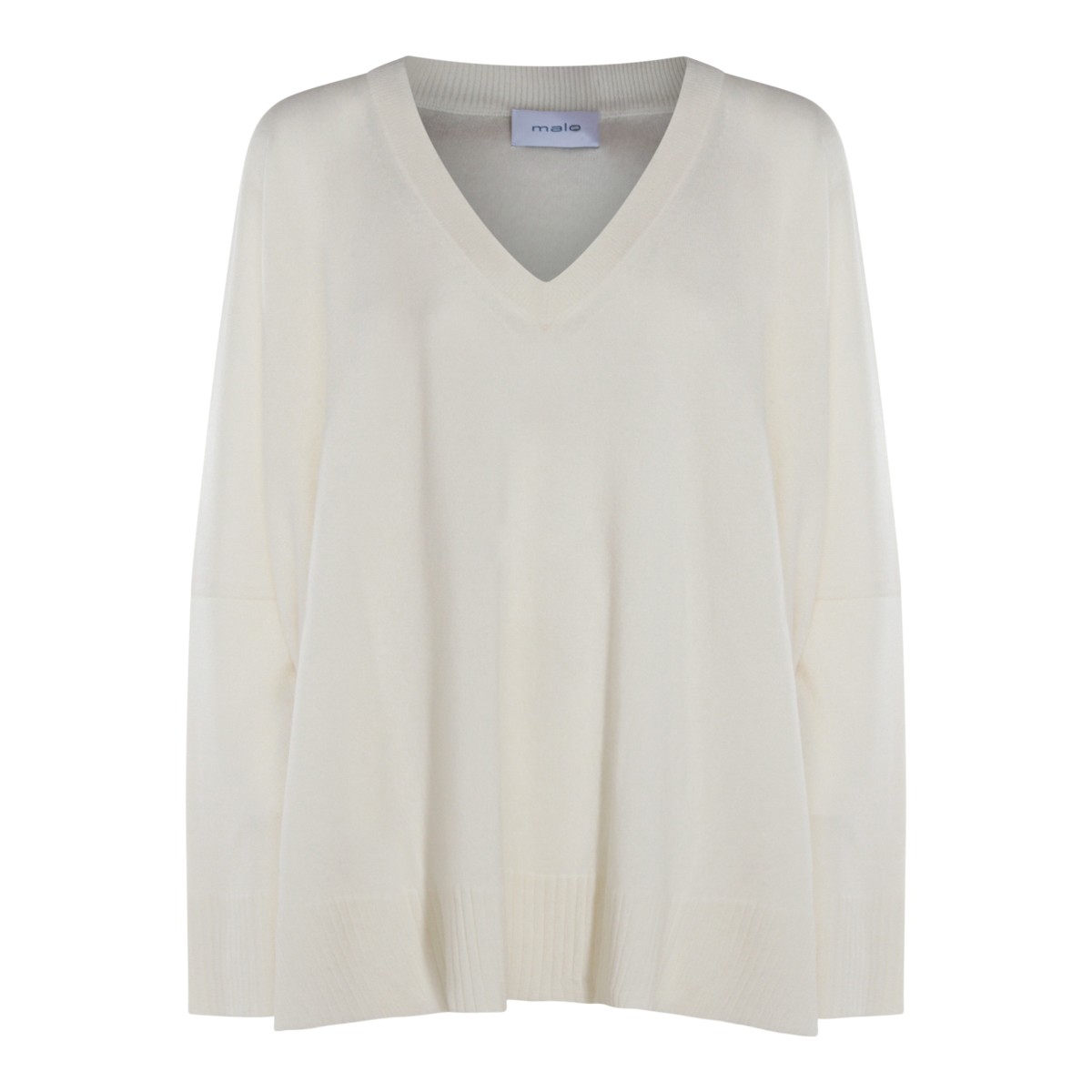 WHITE CASHMERE KNITWEAR
