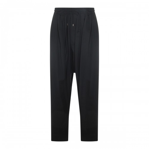 BLACK WOOL PANTS