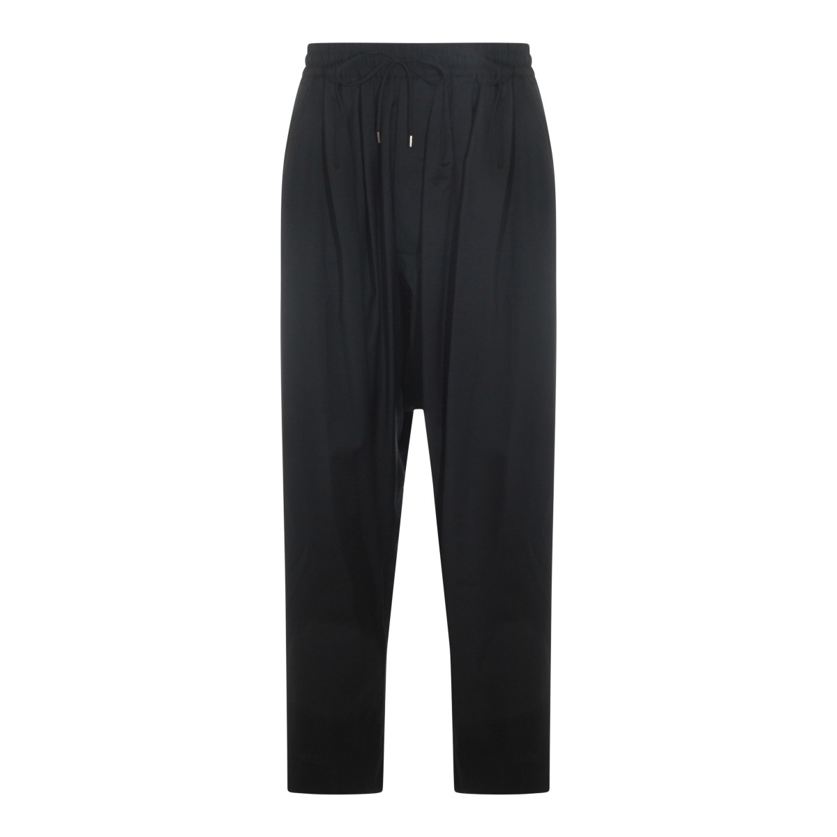 BLACK WOOL PANTS