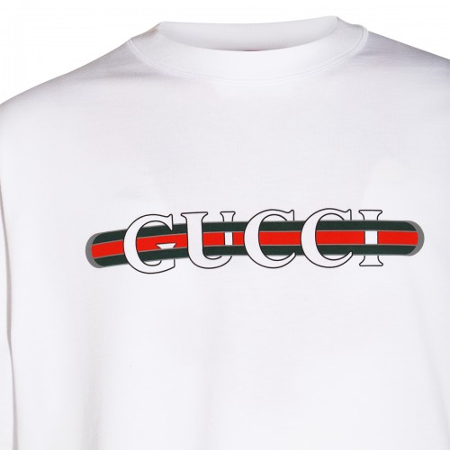 WHITE COTTON T-SHIRT