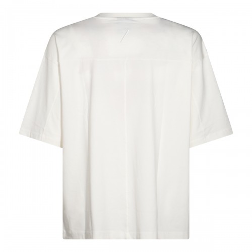 WHITE COTTON T-SHIRT