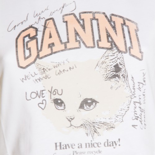 WHITE COTTON T-SHIRT