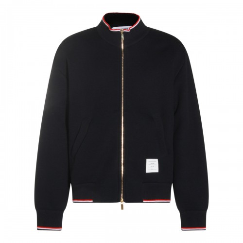 NAVY COTTON CASUAL JACKET