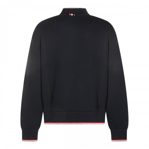 NAVY COTTON CASUAL JACKET