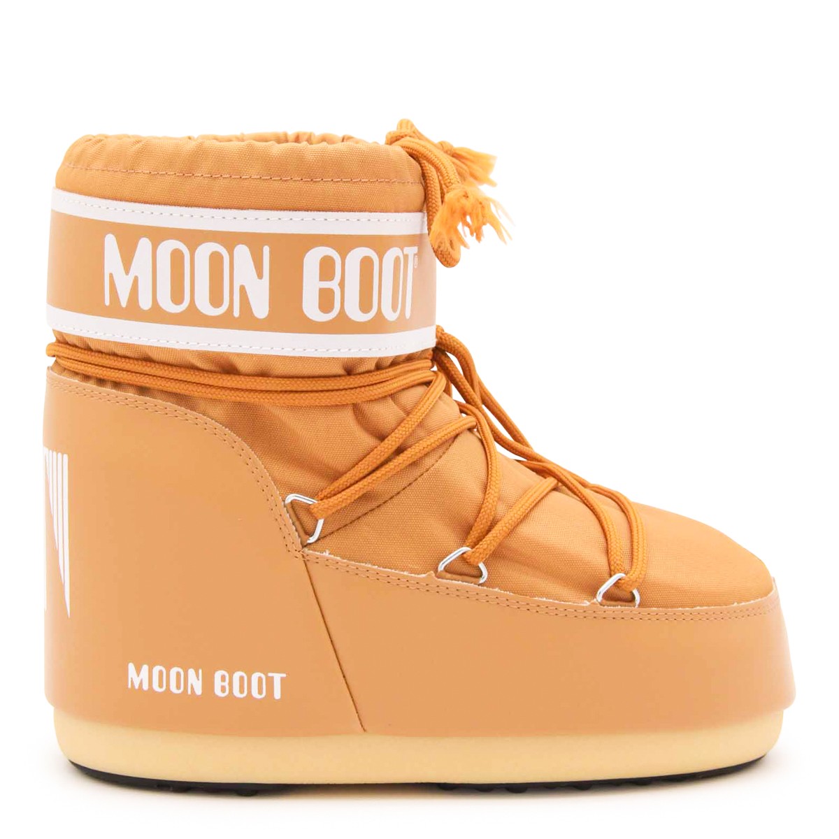 LIGHT ORANGE ICON LOW NYLON BOOTS