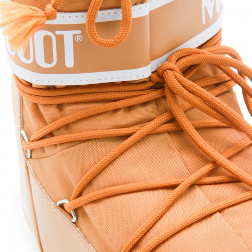 LIGHT ORANGE ICON LOW NYLON BOOTS