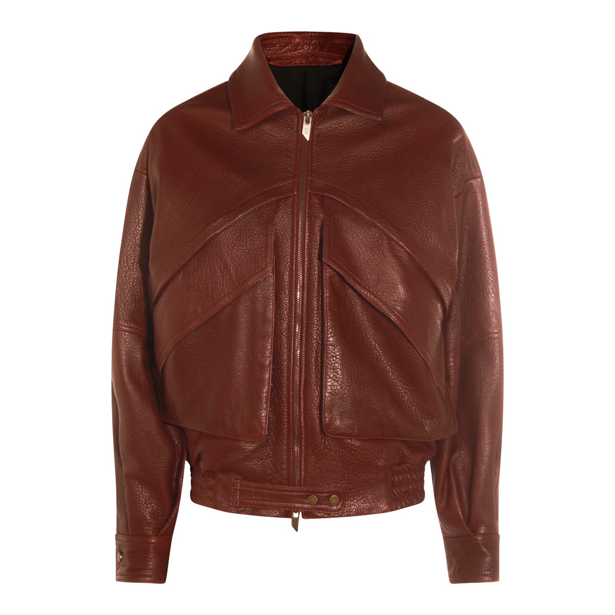 BORDEAUX LEATHER JACKET