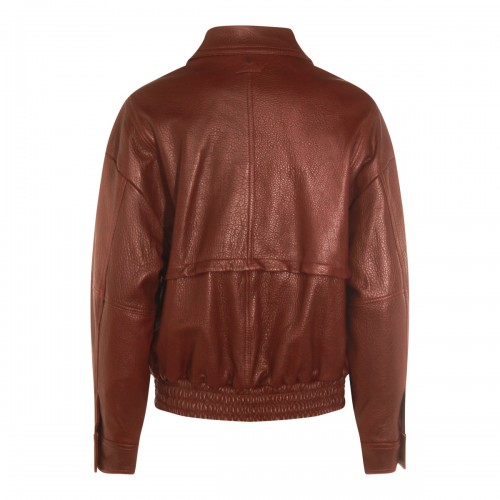 BORDEAUX LEATHER JACKET