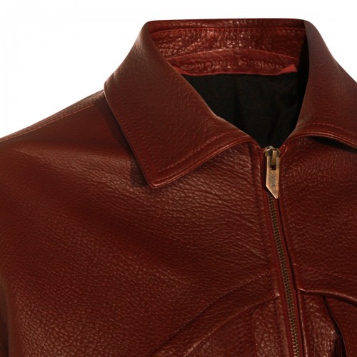 BORDEAUX LEATHER JACKET