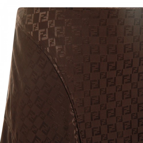 BROWN COTTON SKIRT