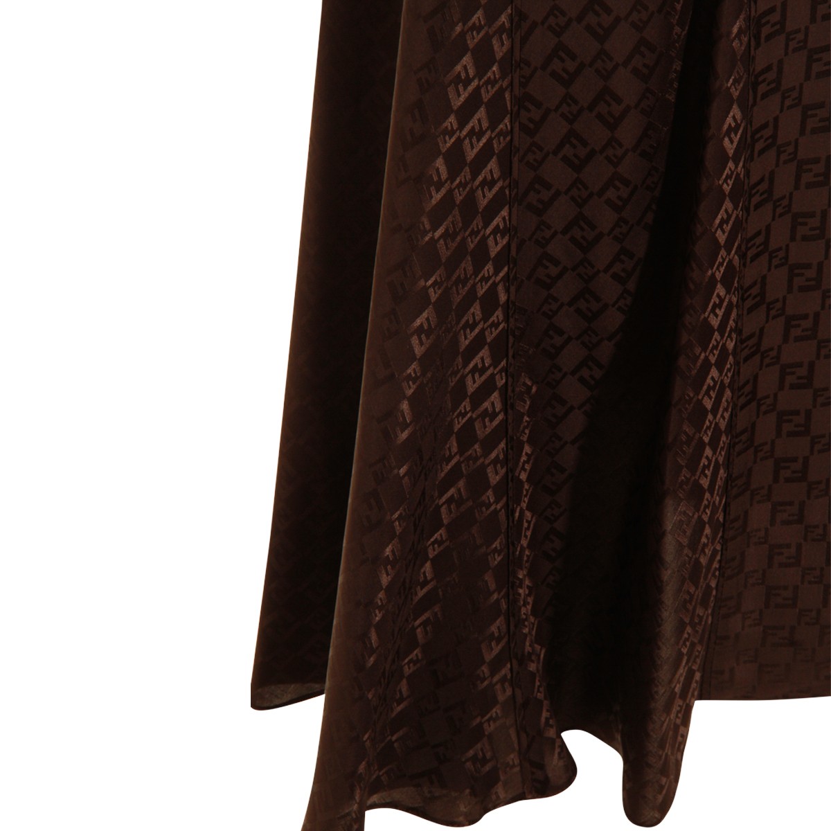 BROWN COTTON SKIRT