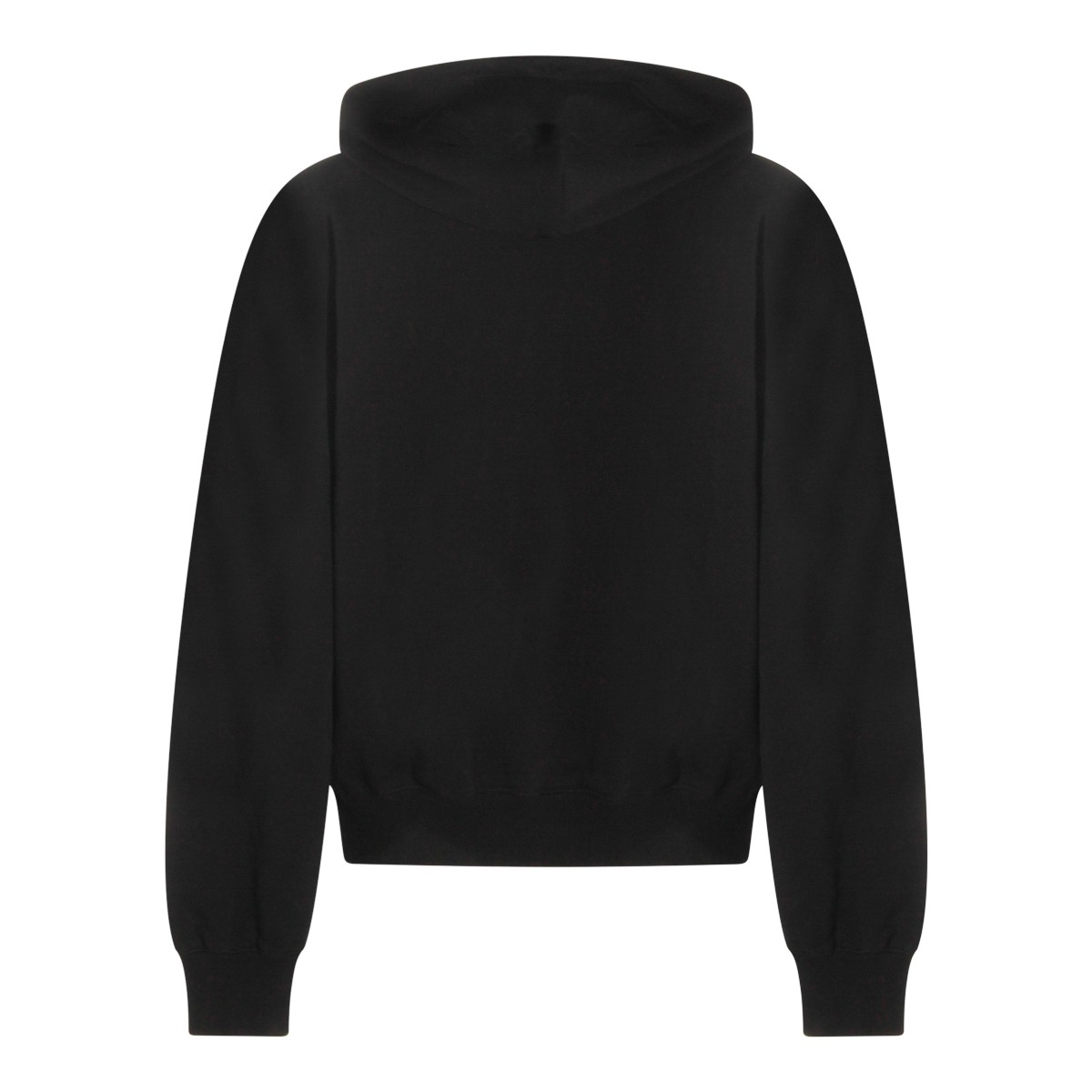 BLACK COTTON SWEATSHIRT
