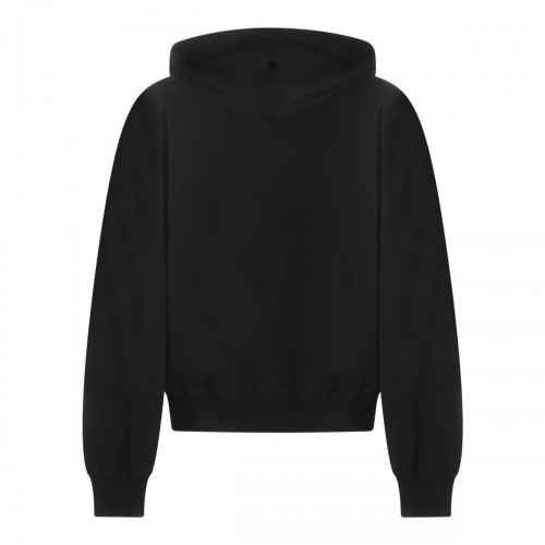 BLACK COTTON SWEATSHIRT
